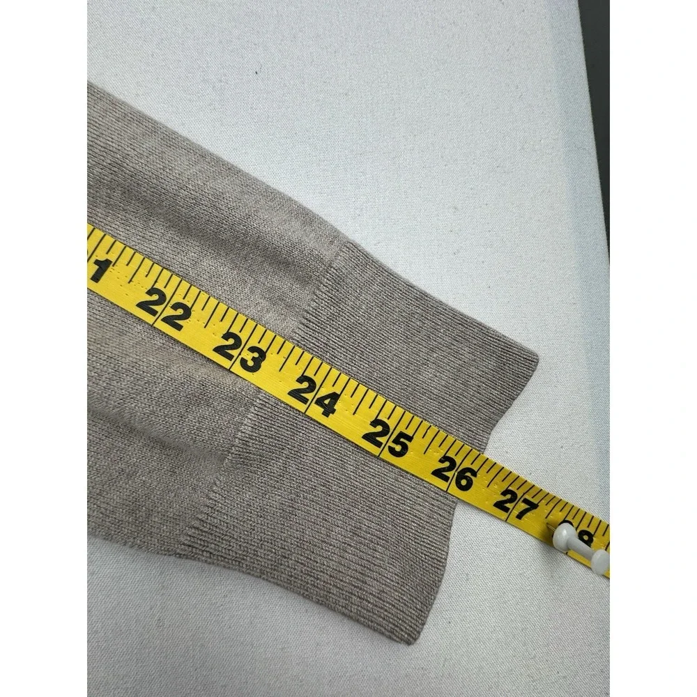 Banana Republic Beige Silk Cashmere Blend V Neck Pullover Sweater Men Size Large